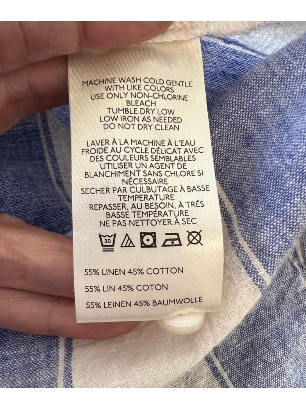Maeve The Bennet Button Down
Linen/Cotton Blend Shirt - size Small / Medium - Picture 4 of 9